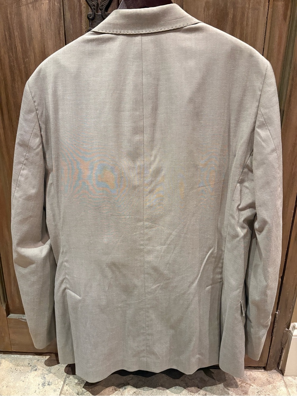 Men's Tan Two-Button Suit - Picture 2 of 3